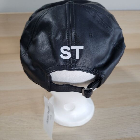 Abercrombie Social Tourist L.A. Ca. Hat Adjustable Strap Back Baseball Cap Black - Picture 3 of 8